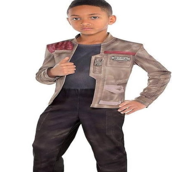 BRAND NEW boy Star Wars finn halloween costume size M 8-10 - Picture 1 of 5